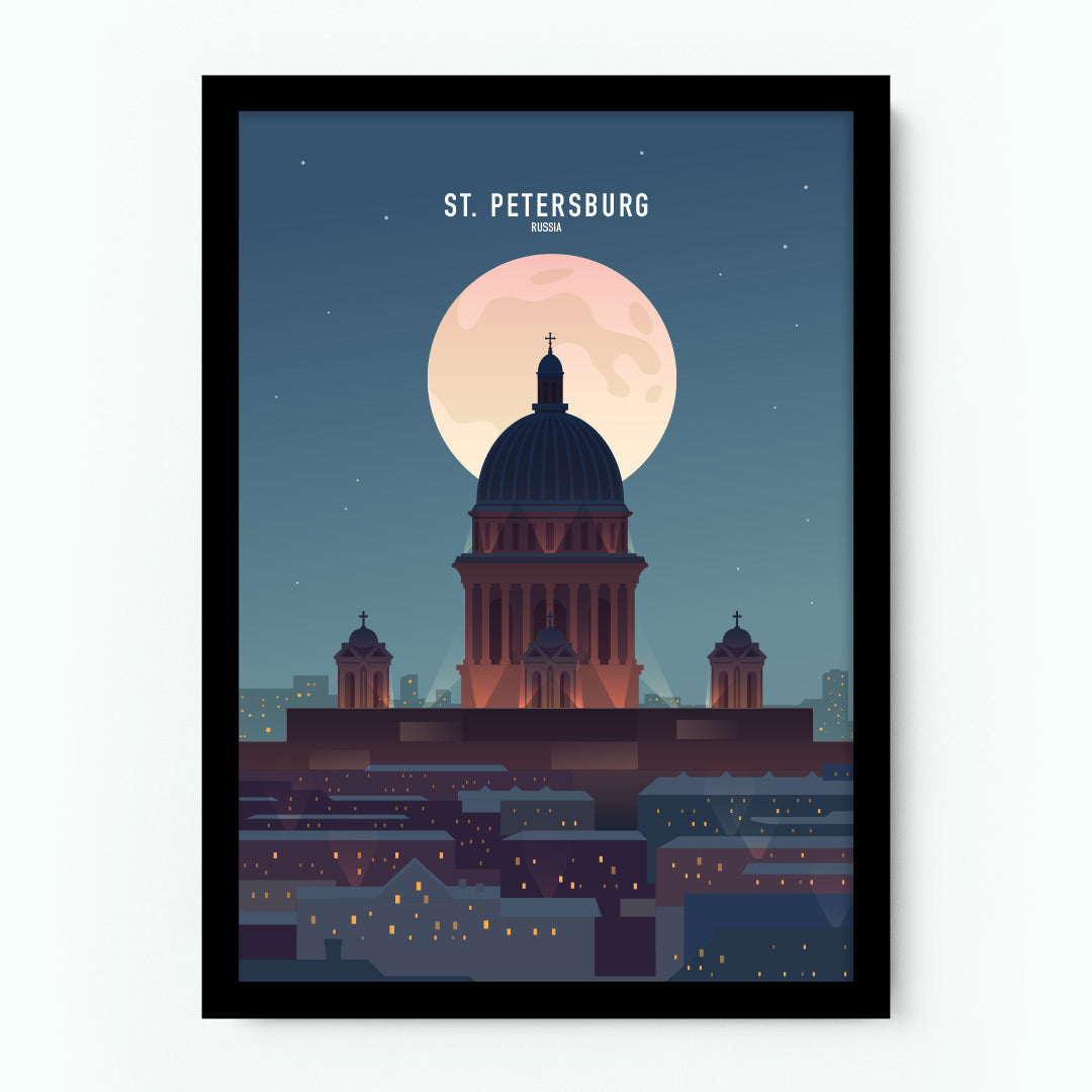 St. Petersburg Russia Poster
