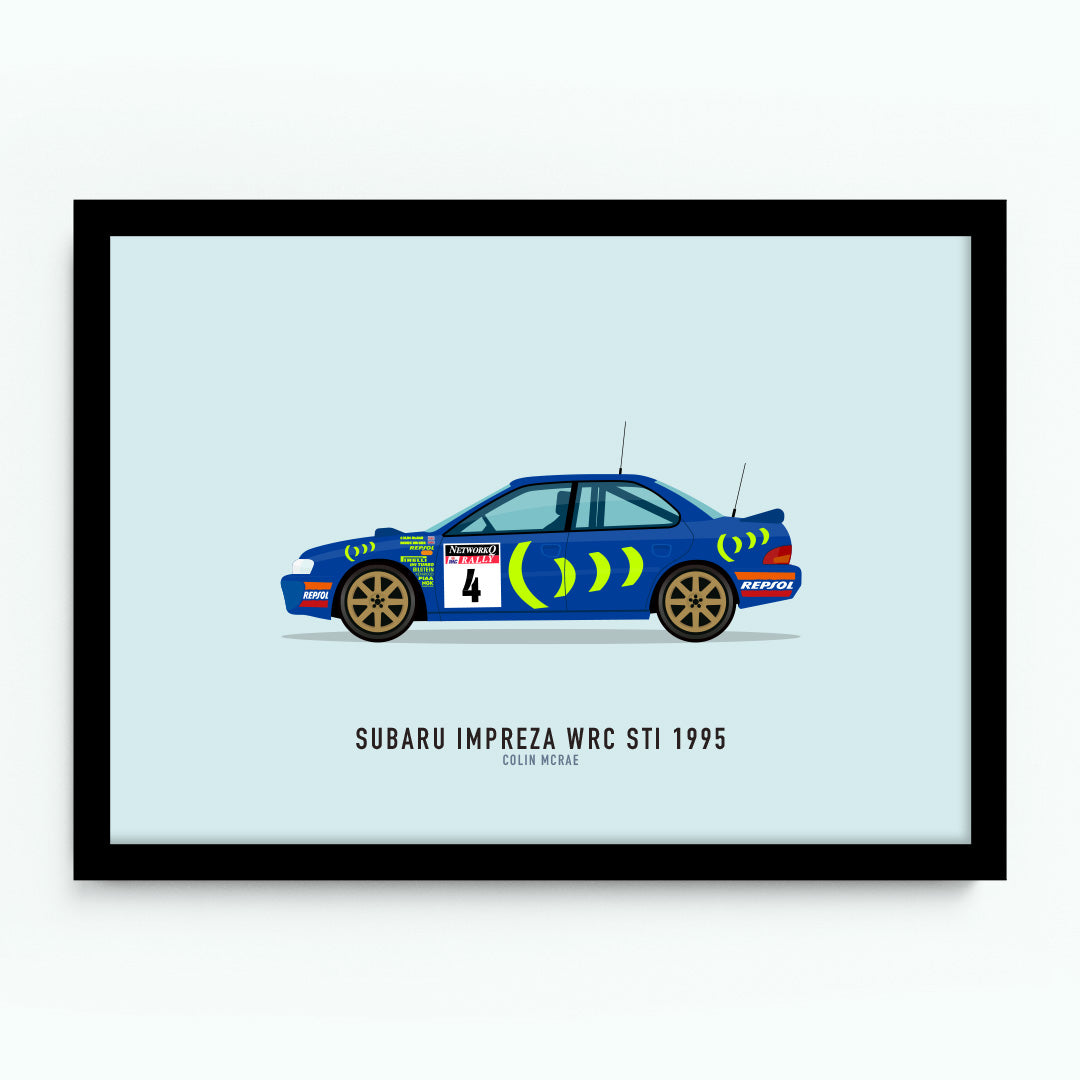 Subaru Impreza WRC STI 1995 Poster
