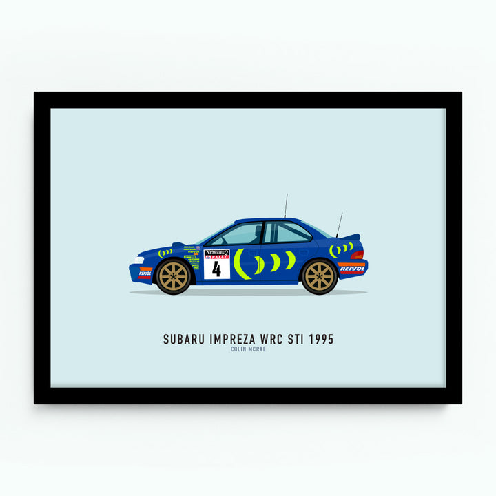 Subaru Impreza WRC STI 1995 Poster
