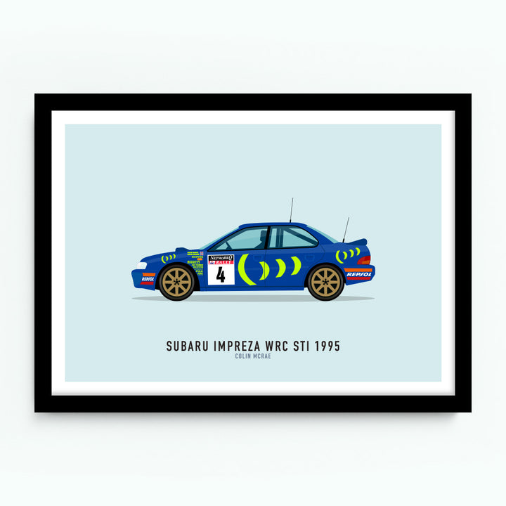 Subaru Impreza WRC STI 1995 Poster
