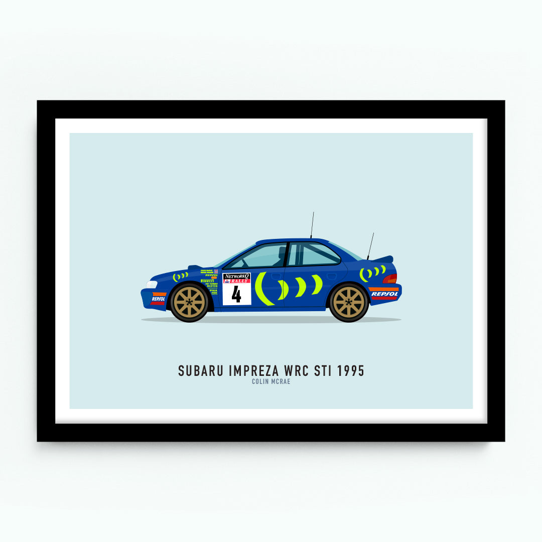 Subaru Impreza WRC STI 1995 Poster