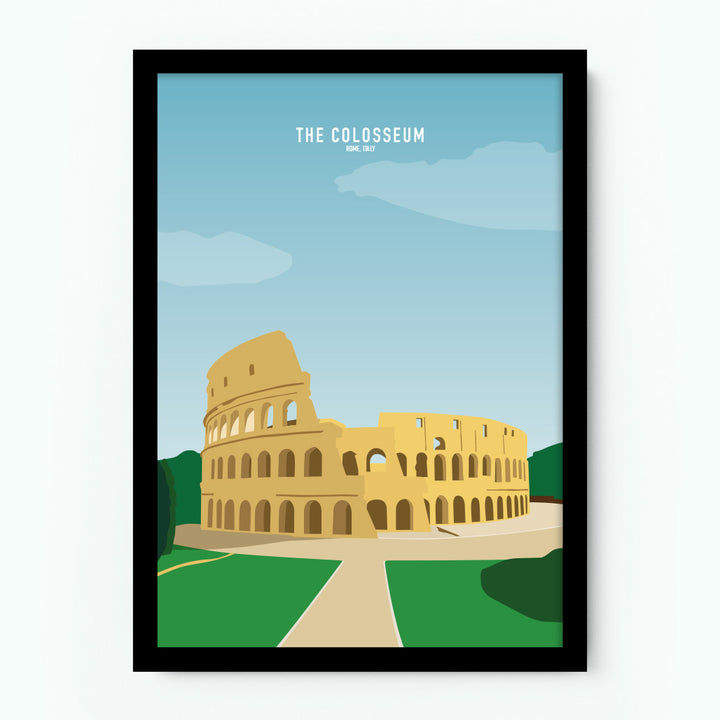 The Colosseum Rome Italy Poster