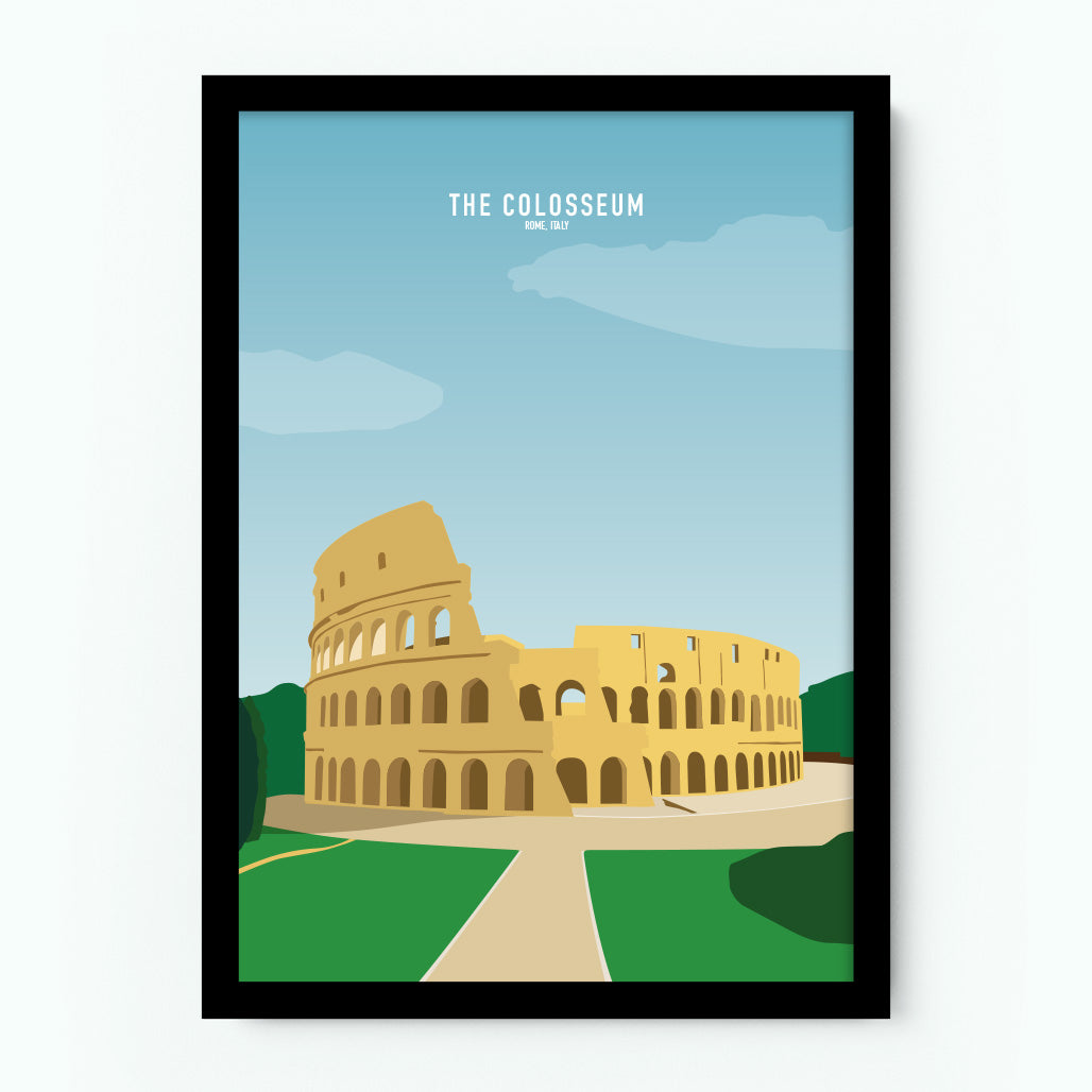 The Colosseum Rome Italy Poster