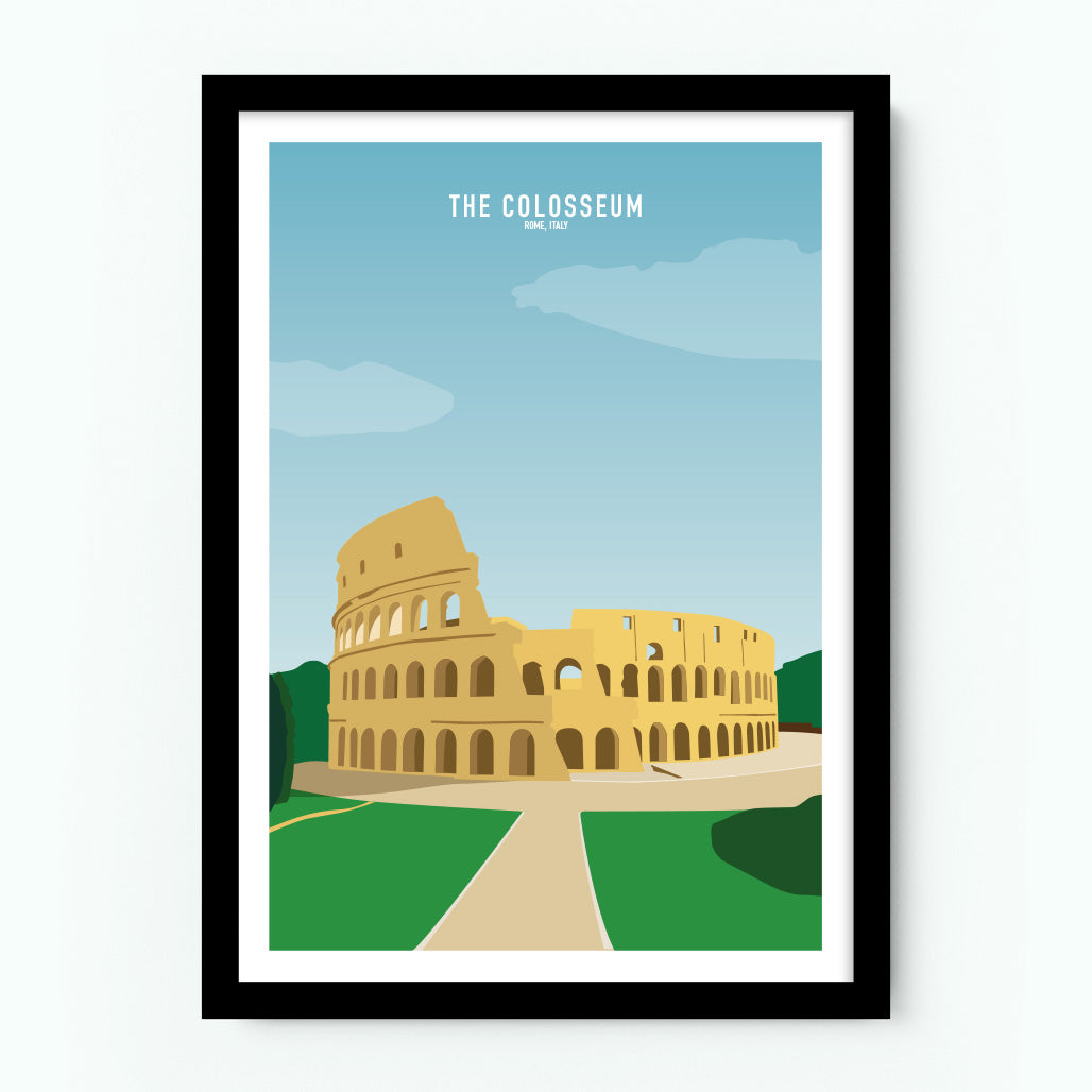 The Colosseum Rome Italy Poster