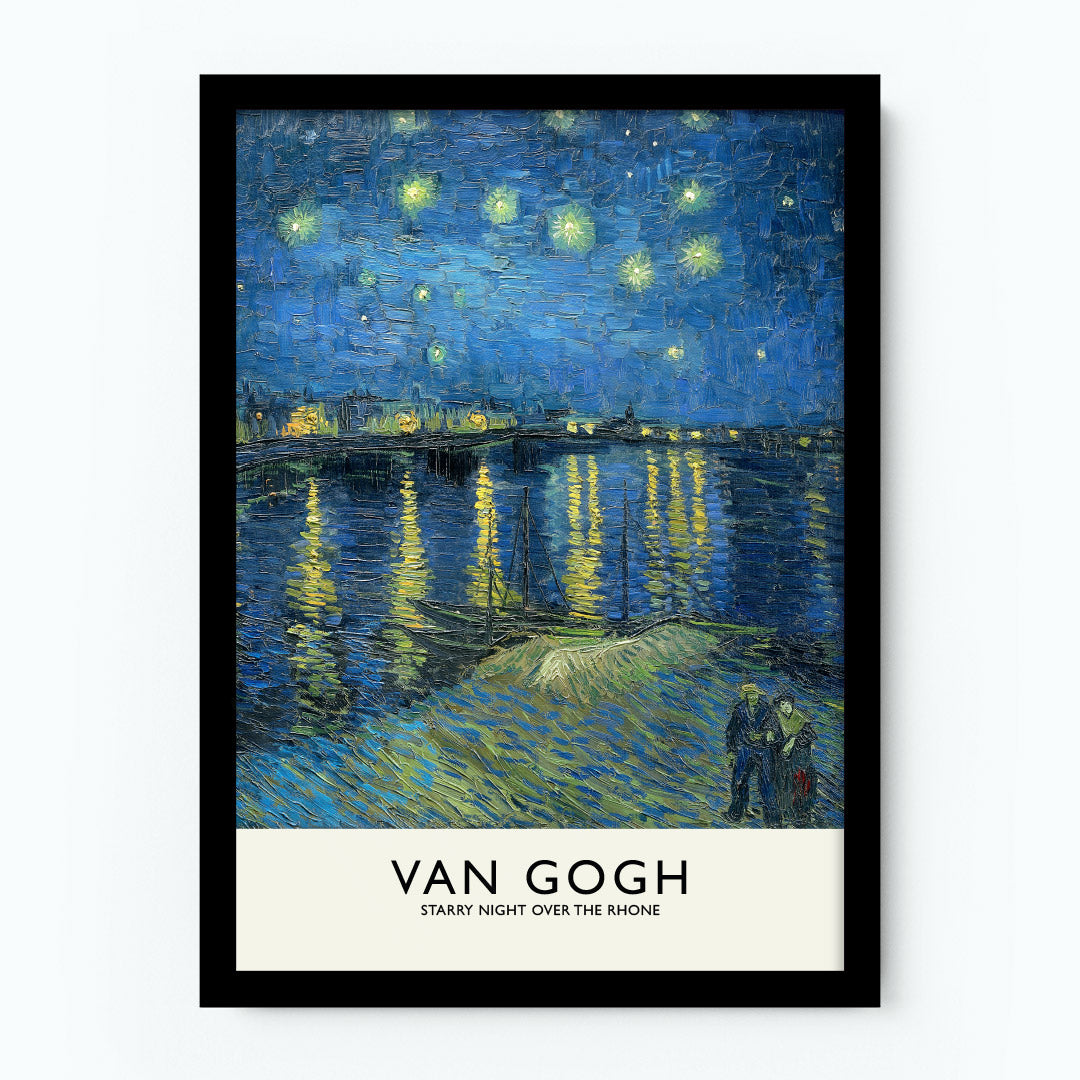 Van Gogh – Starry Night over the Rhone Poster