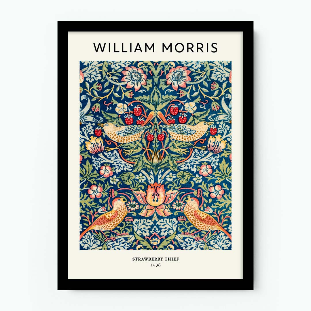William Morris Strawberry Thief Poster