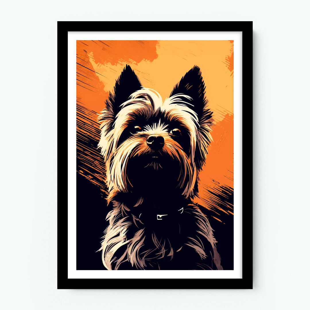 Yorkshire Terrier Dog Poster